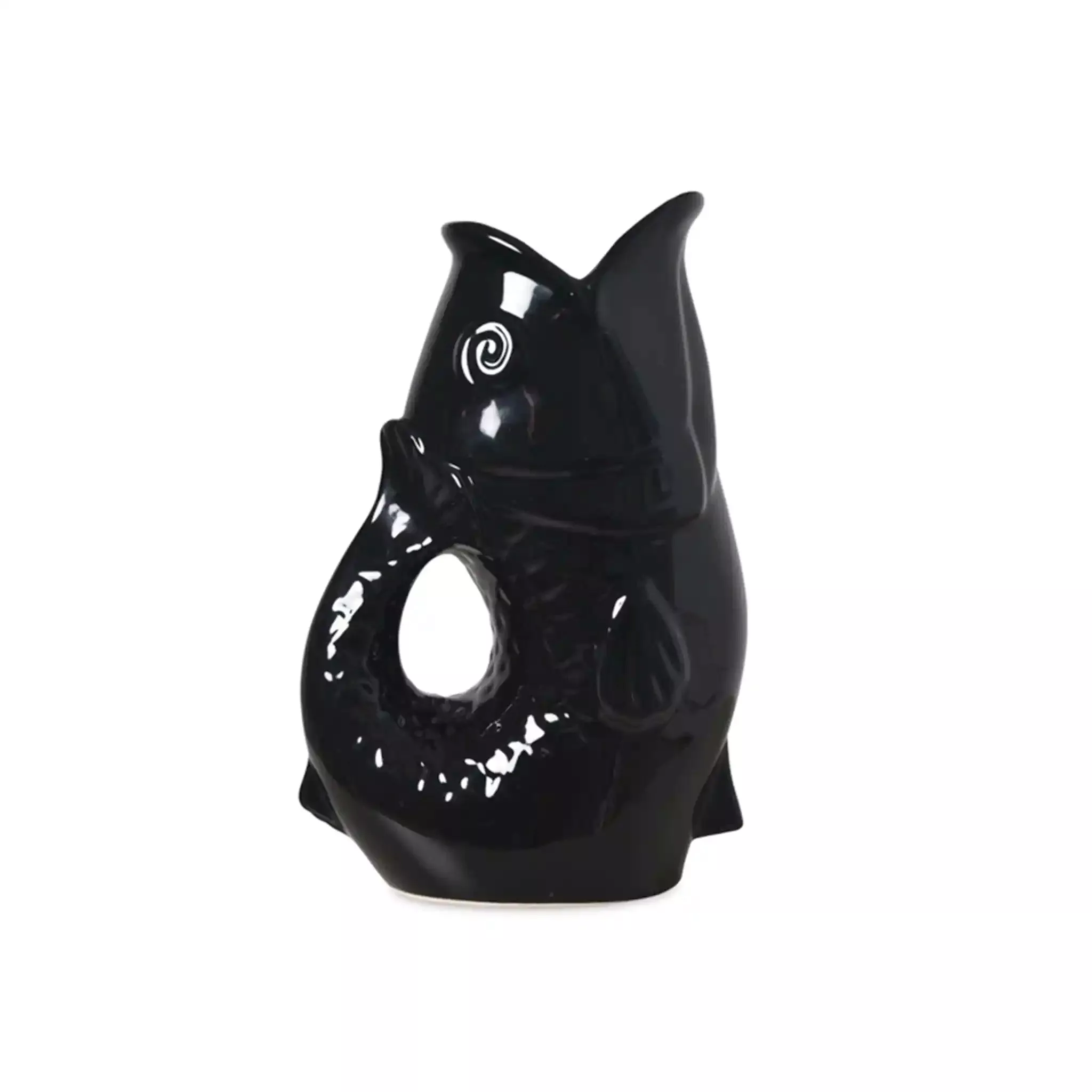OPJET PARIS FISH SHAPED PITCHER - BLACK