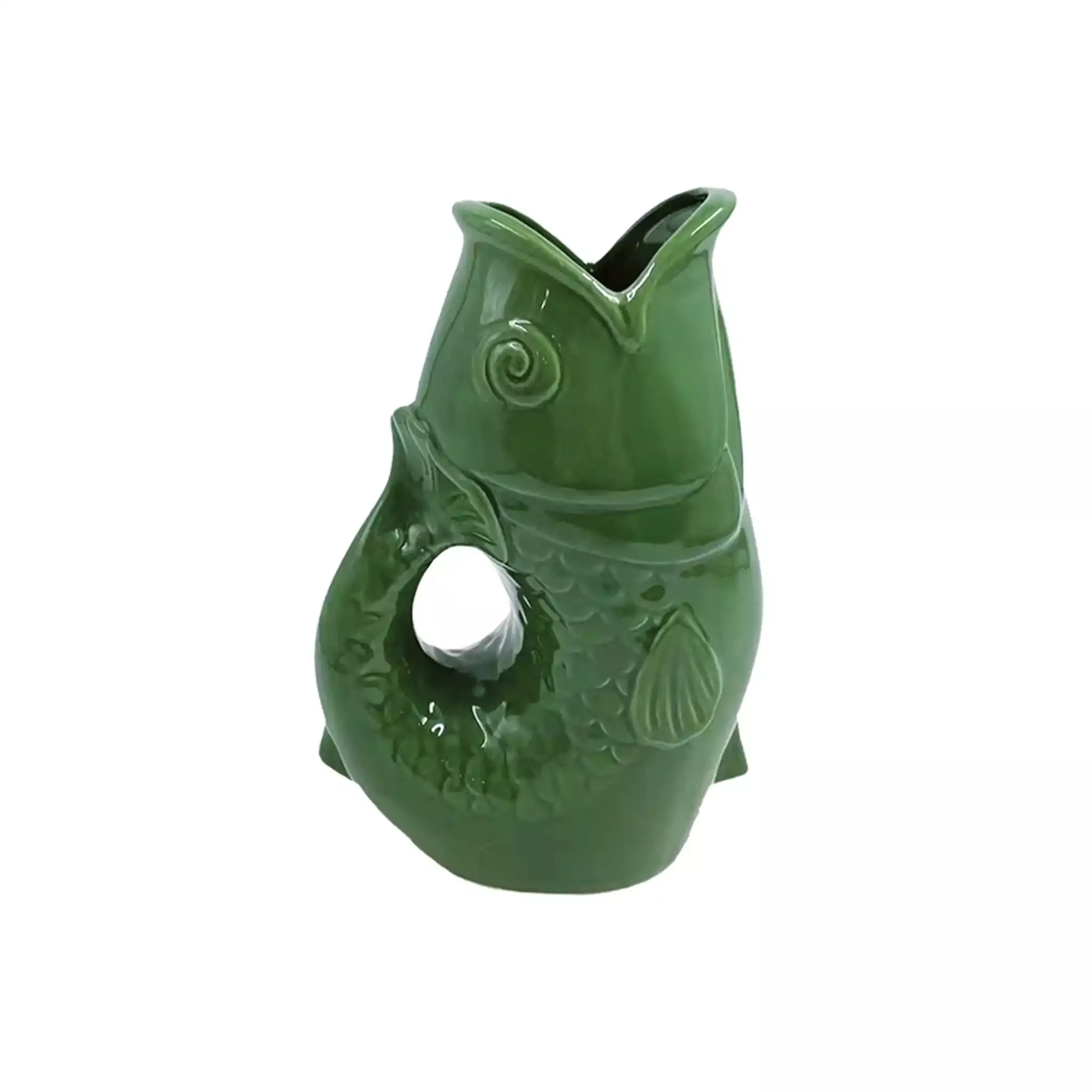 OPJET PARIS FISH SHAPED PITCHER - GREEN