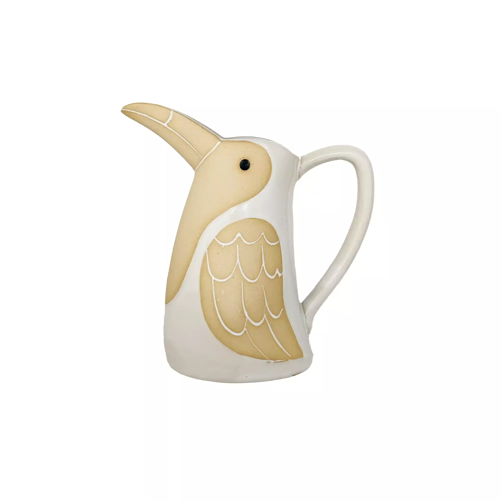 OPJET PARIS SMALL BIRD PITCHER - WHITE
