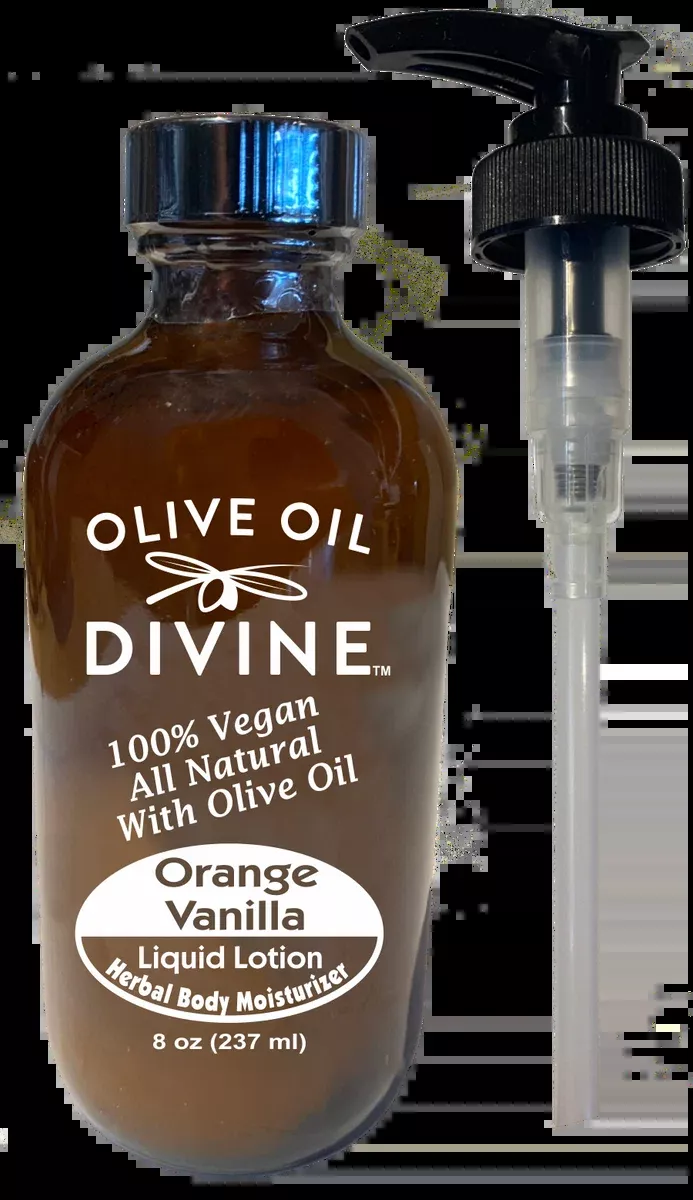 Orange Vanilla Liquid Lotion with Extra Virgin Olive Oil