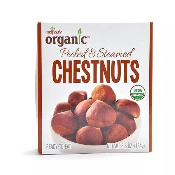 Organic Peeled & Steamed Chestnuts