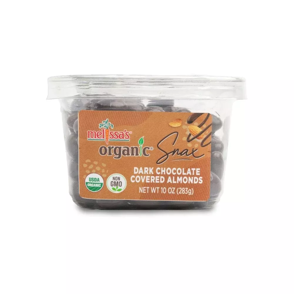 Organic Snax™ Dark Chocolate Covered Almonds