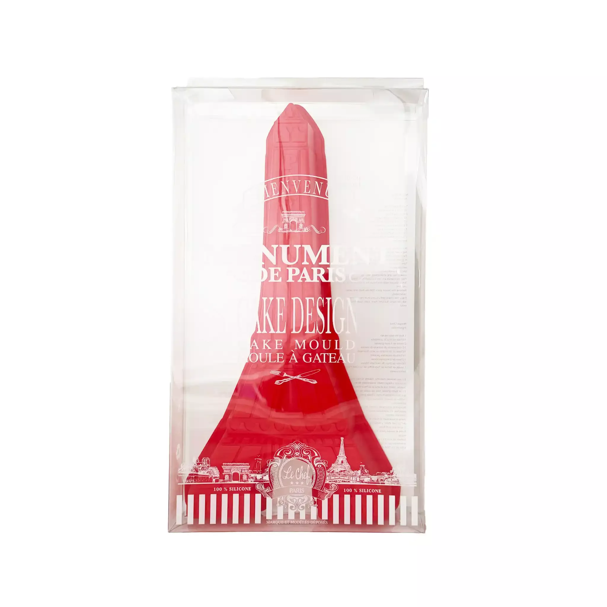PARICI EIFFEL TOWER SILICONE CAKE MOLD - RED