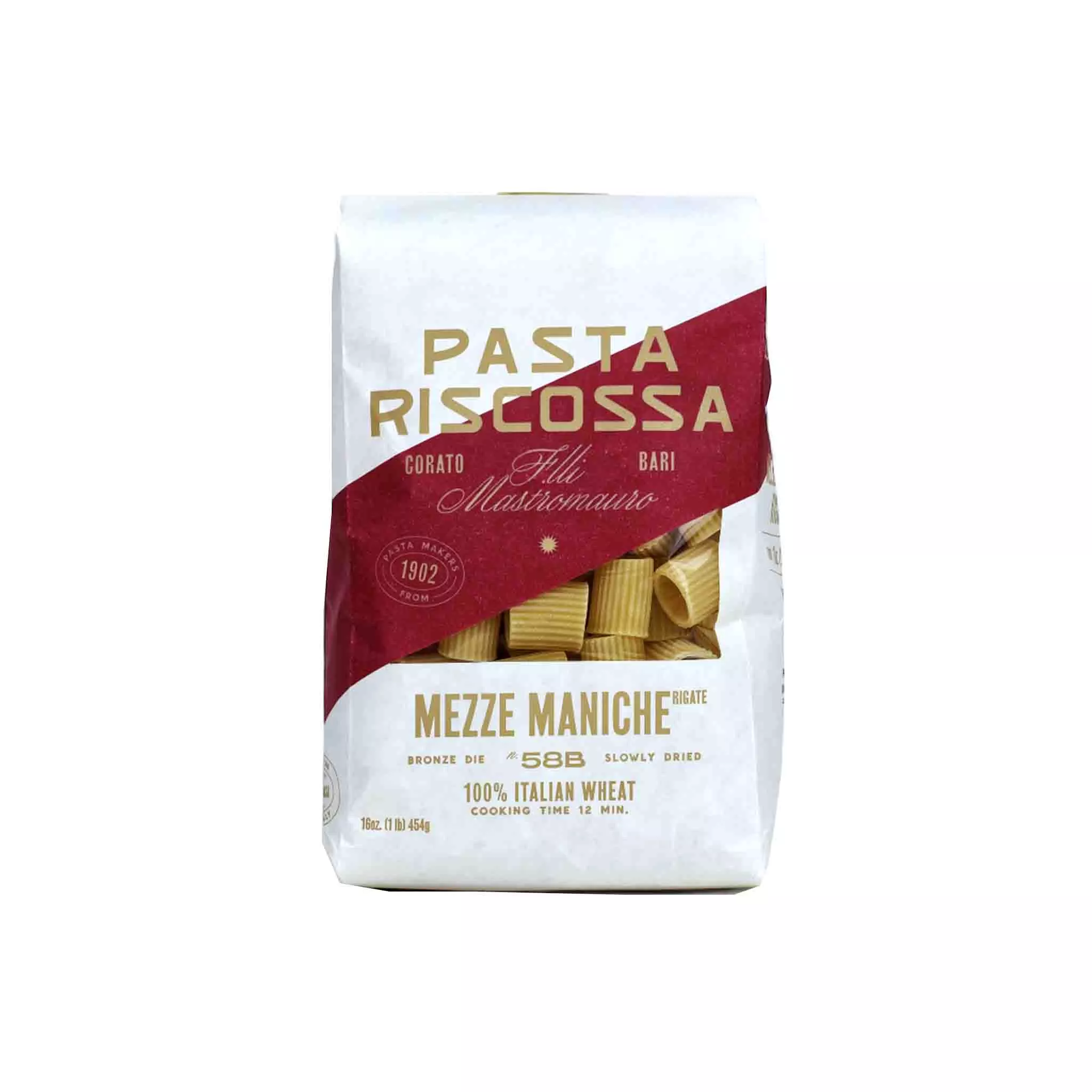 PASTA RICOSSA MEZZE MANICHE 1lb