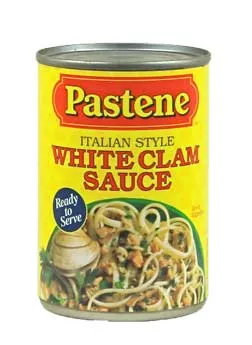 Pastene White Clam Sauce, 15oz can