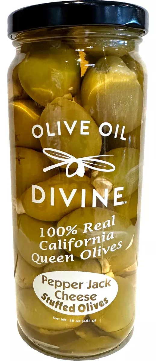 Pepper Jack Cheese Stuffed Queen Olives