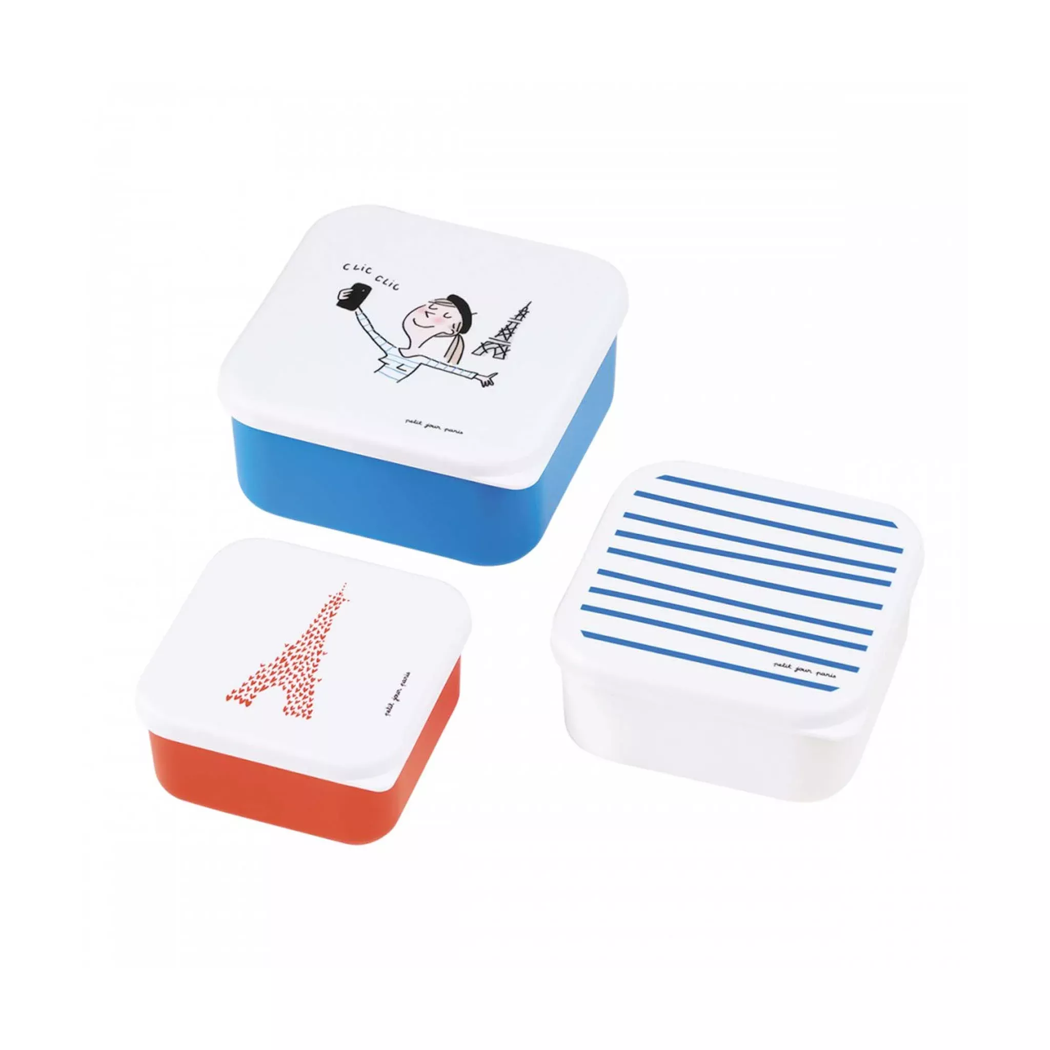 PETIT JOUR PARIS LUNCH BOXES (SET OF 3)