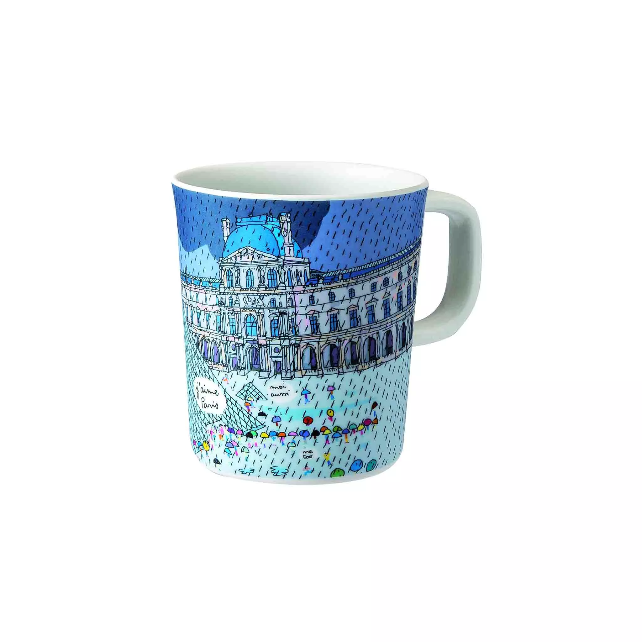 PETIT JOUR PARIS "MUSEE DU LOUVRE" MUG