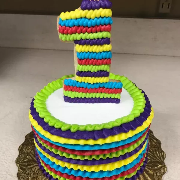 Piñata Cake with Cookie number