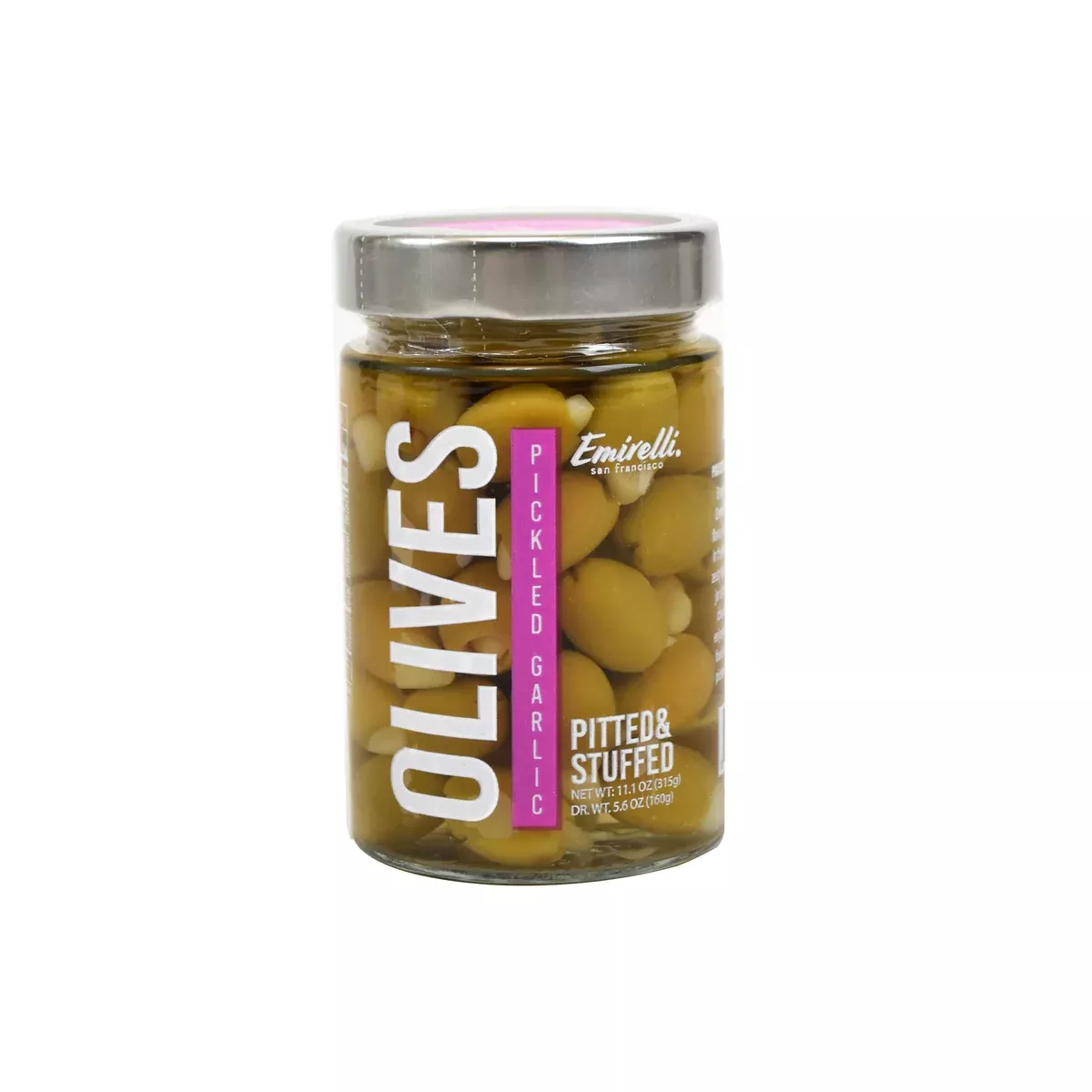 Pickled Garlic Stuffed Olives
