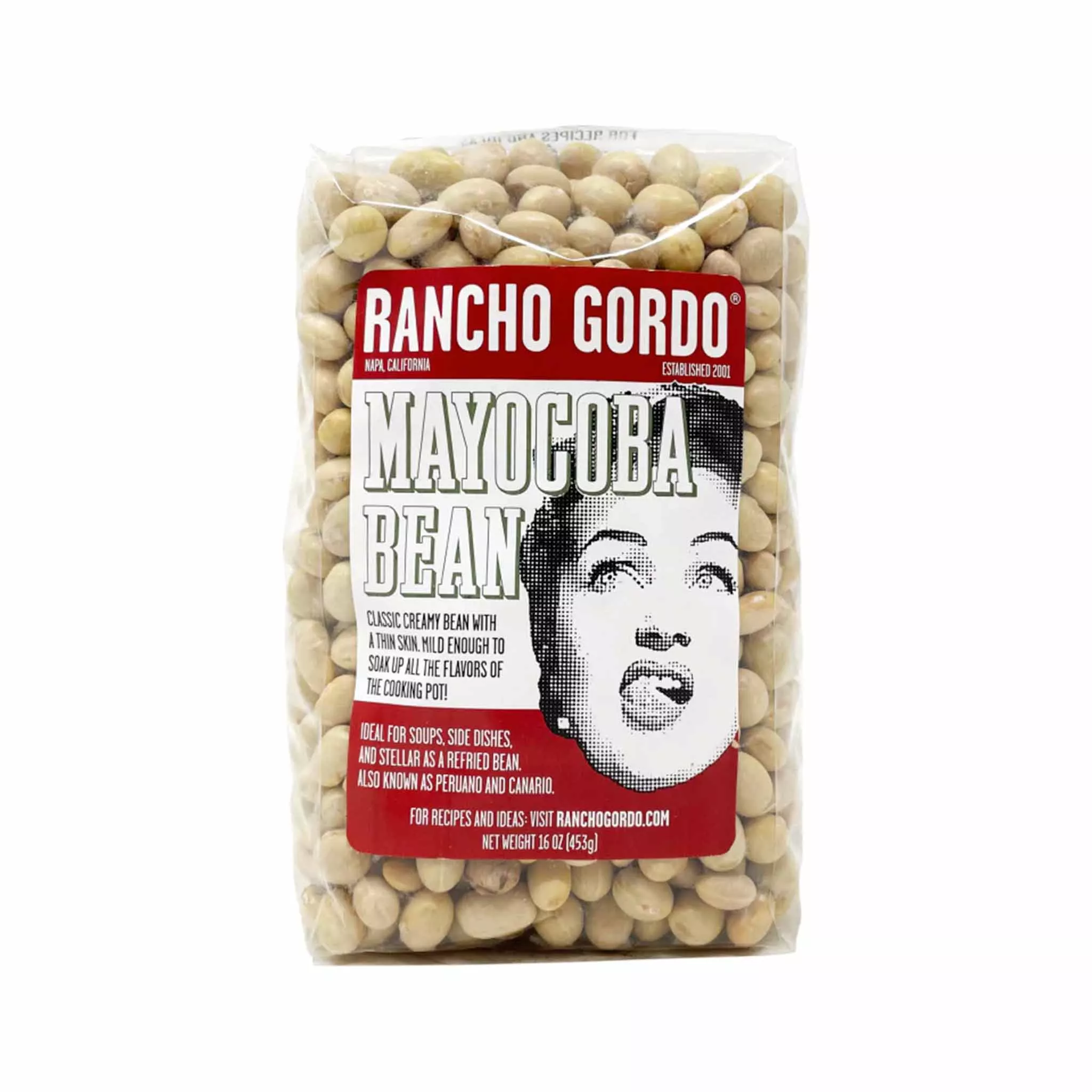 RANCHO GORDO AYOCOTE MAYOCOBA BEANS 16oz