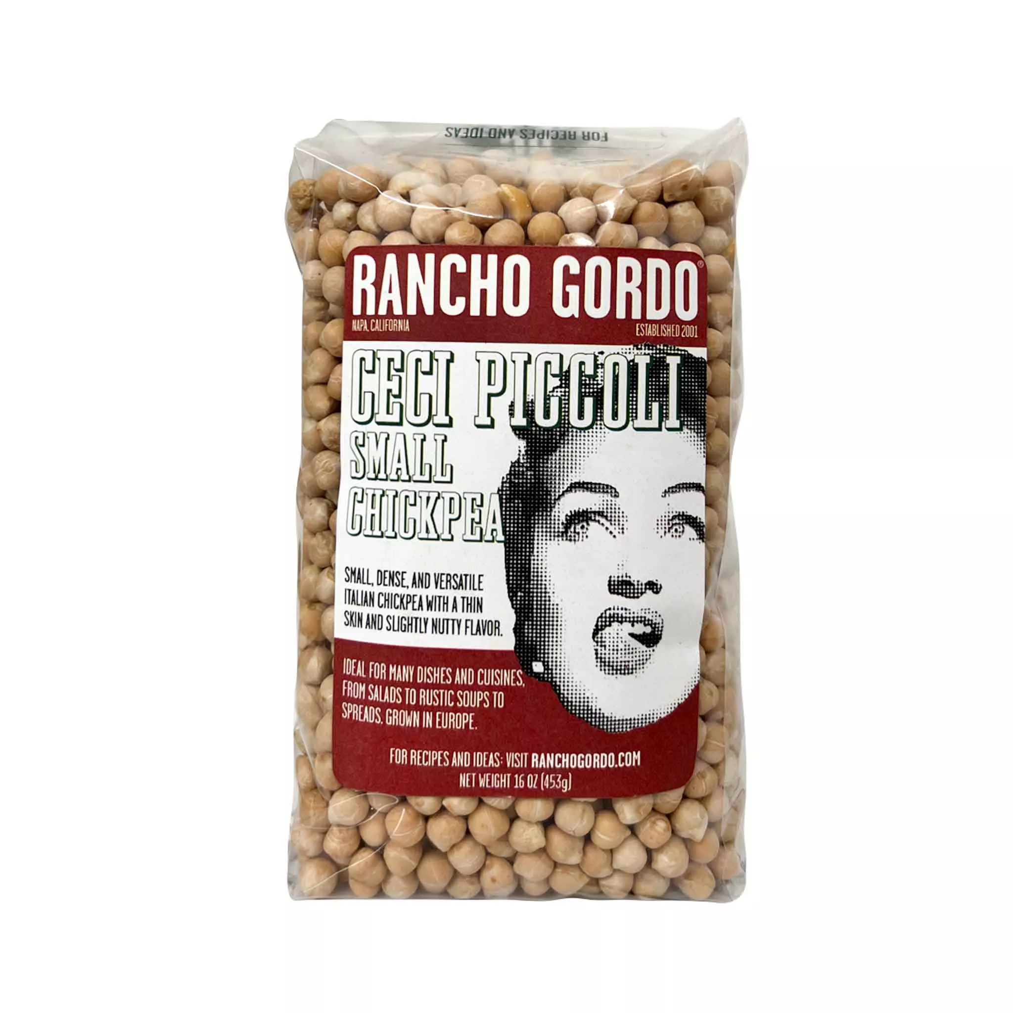 RANCHO GORDO CECI PICCOLI SMALL CHICKPEA 16oz