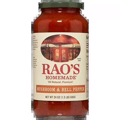 Rao's Mushroom and Bell Pepper Sauce, 24 oz Jar