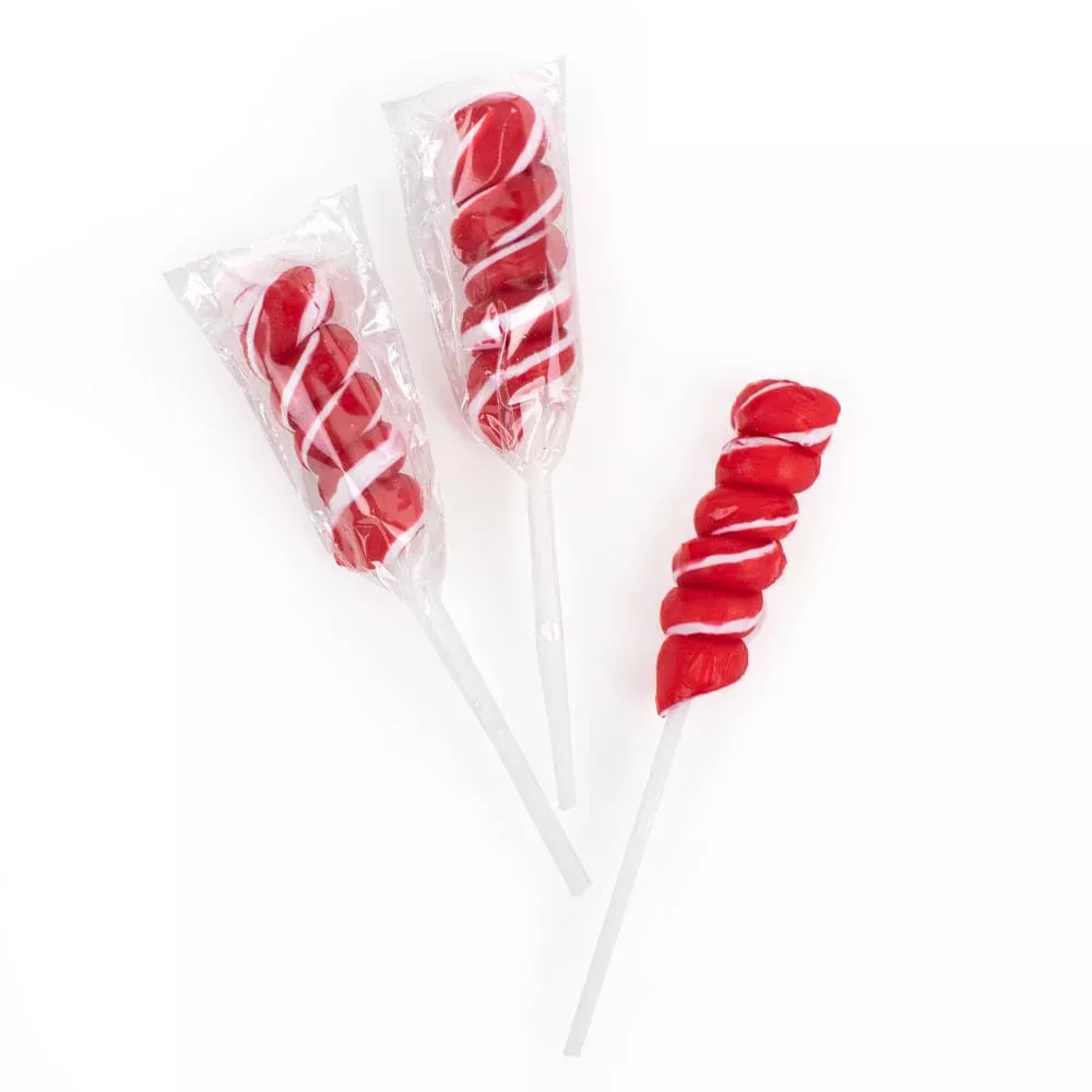 Red Twisty Pops - Cherry