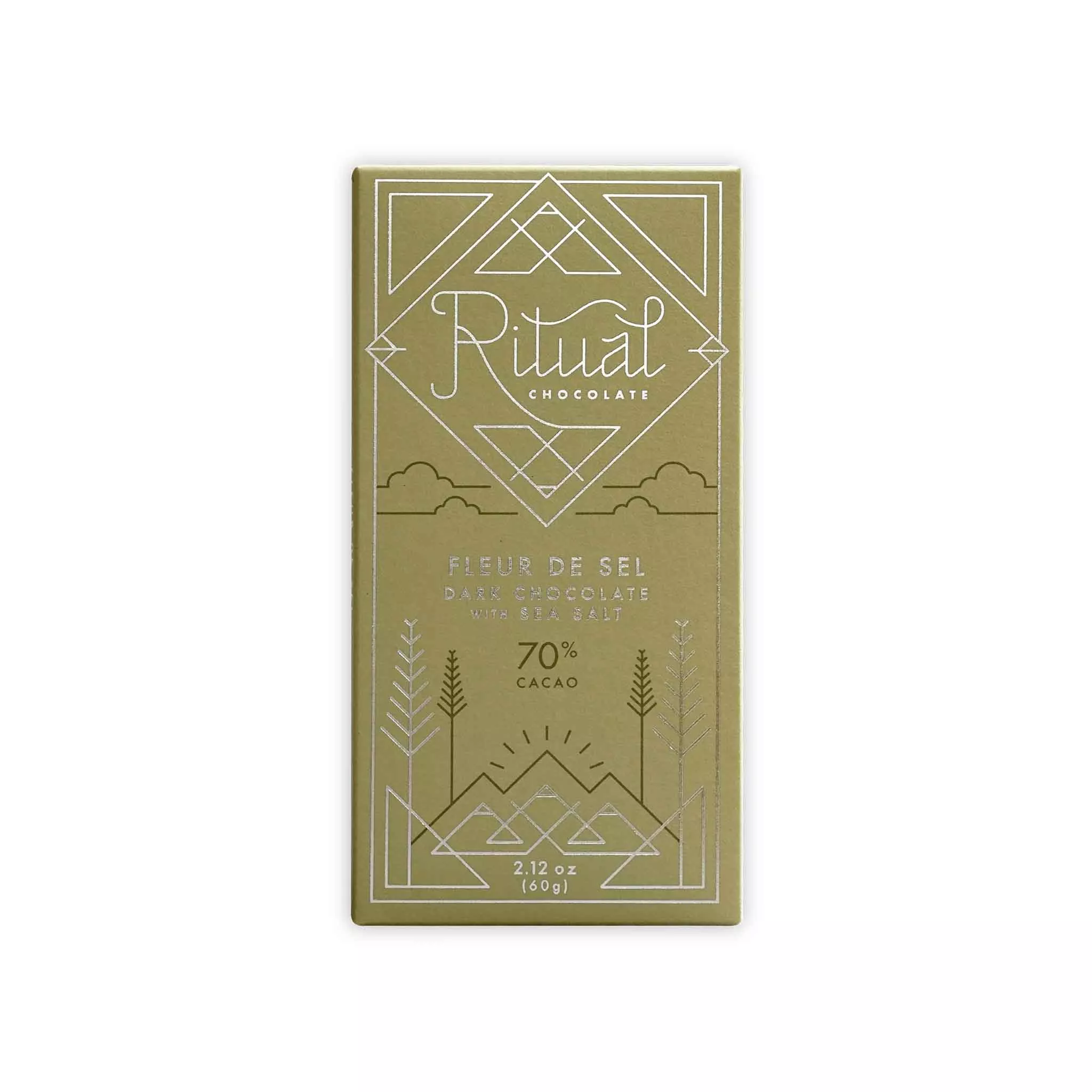 RITUAL FLEUR DE SEL 70% DARK CHOCOLATE 60g