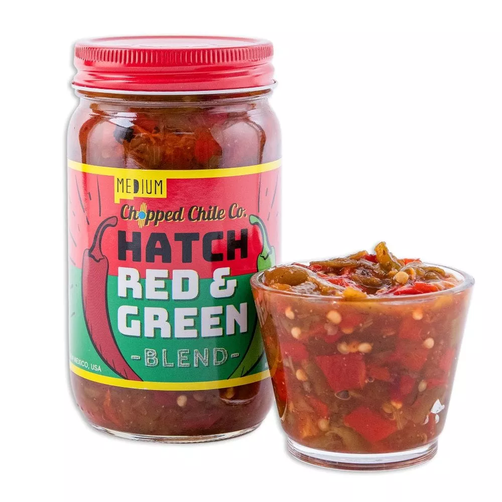 Roasted Chopped Red & Green Hatch Blend