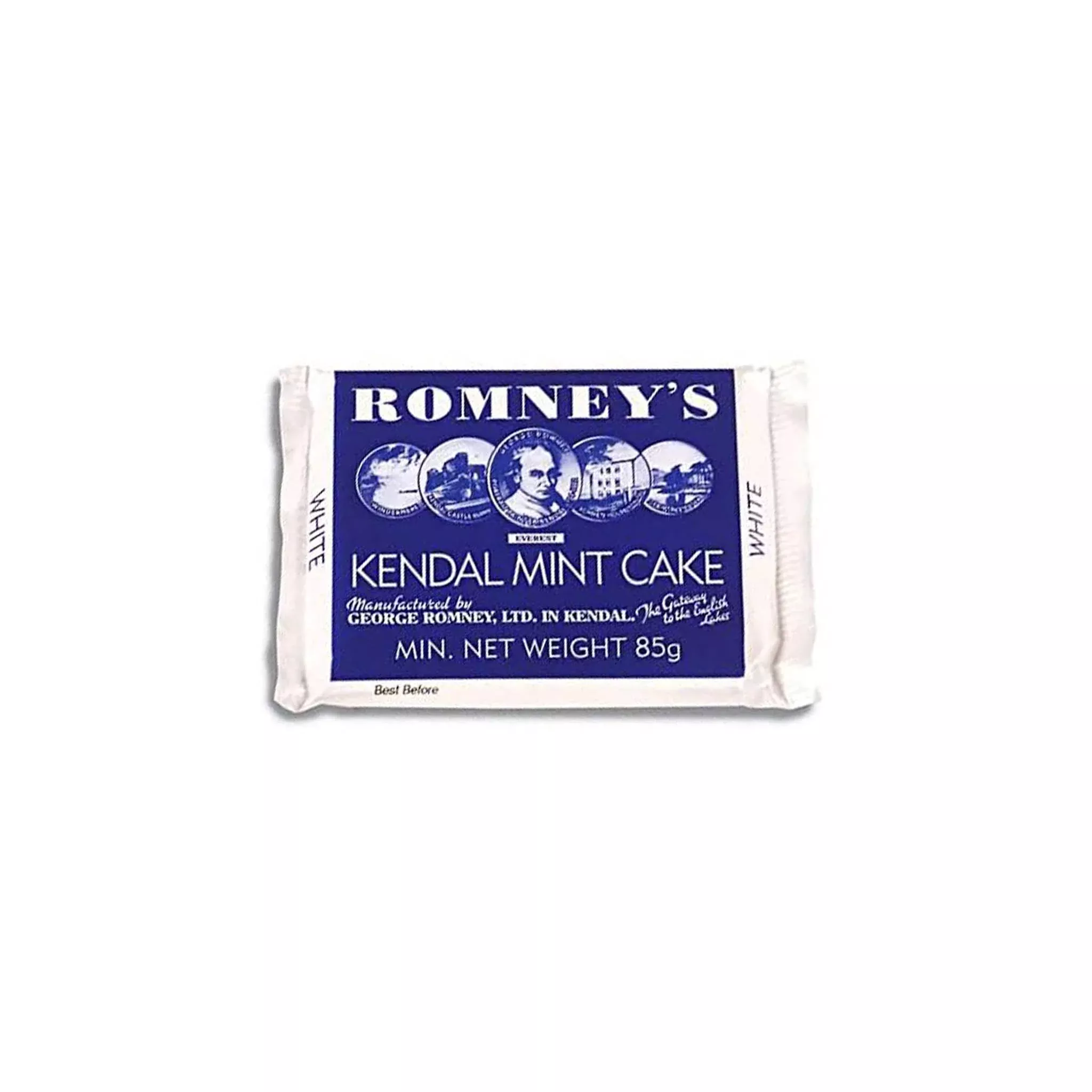 ROMNEY'S WHITE KENDAL MINT CAKE 3oz