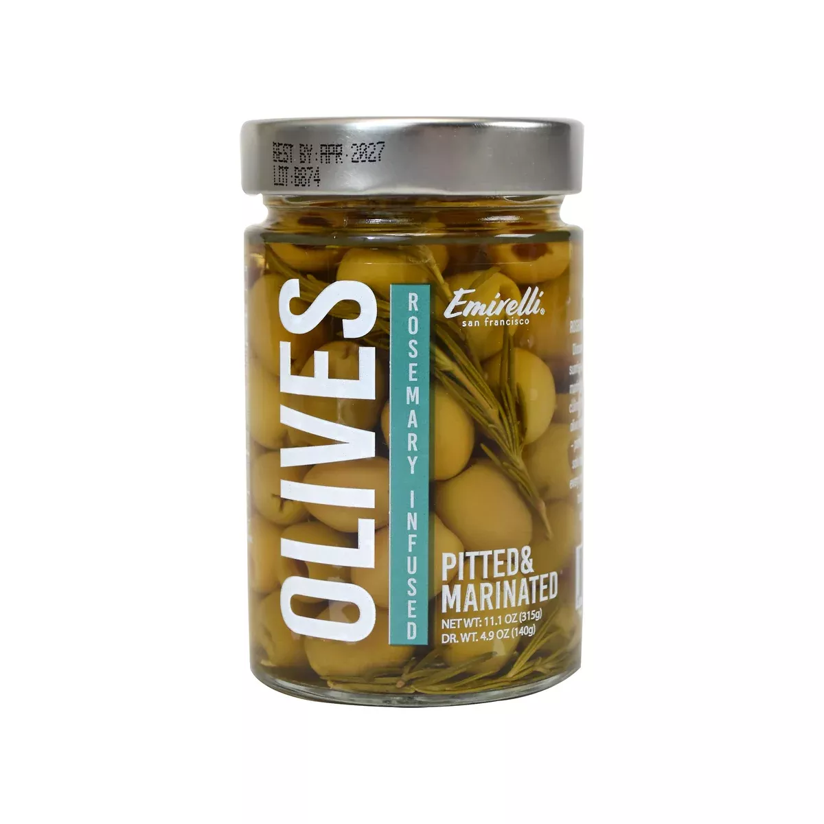 Rosemary Infused Green Olives