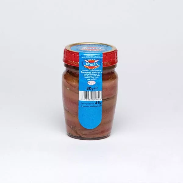 Scalia Anchovy Fillets in Oil EVO 80g