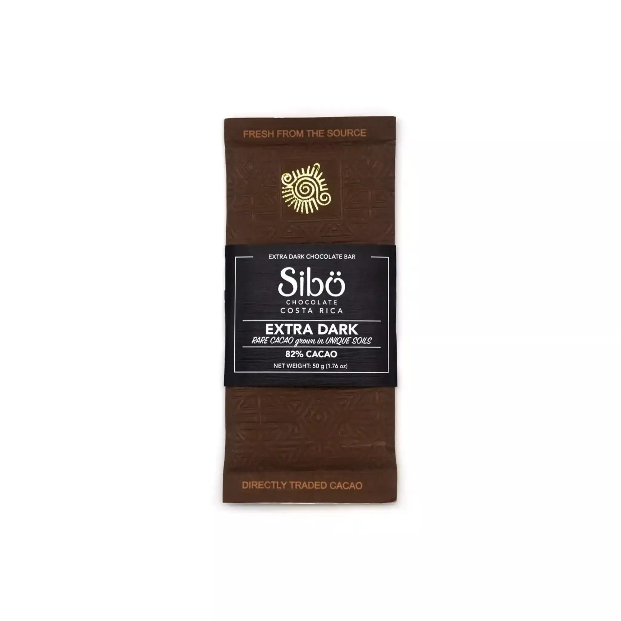 SIBO EXTRA DARK CHOCOLATE BAR 82% 50g