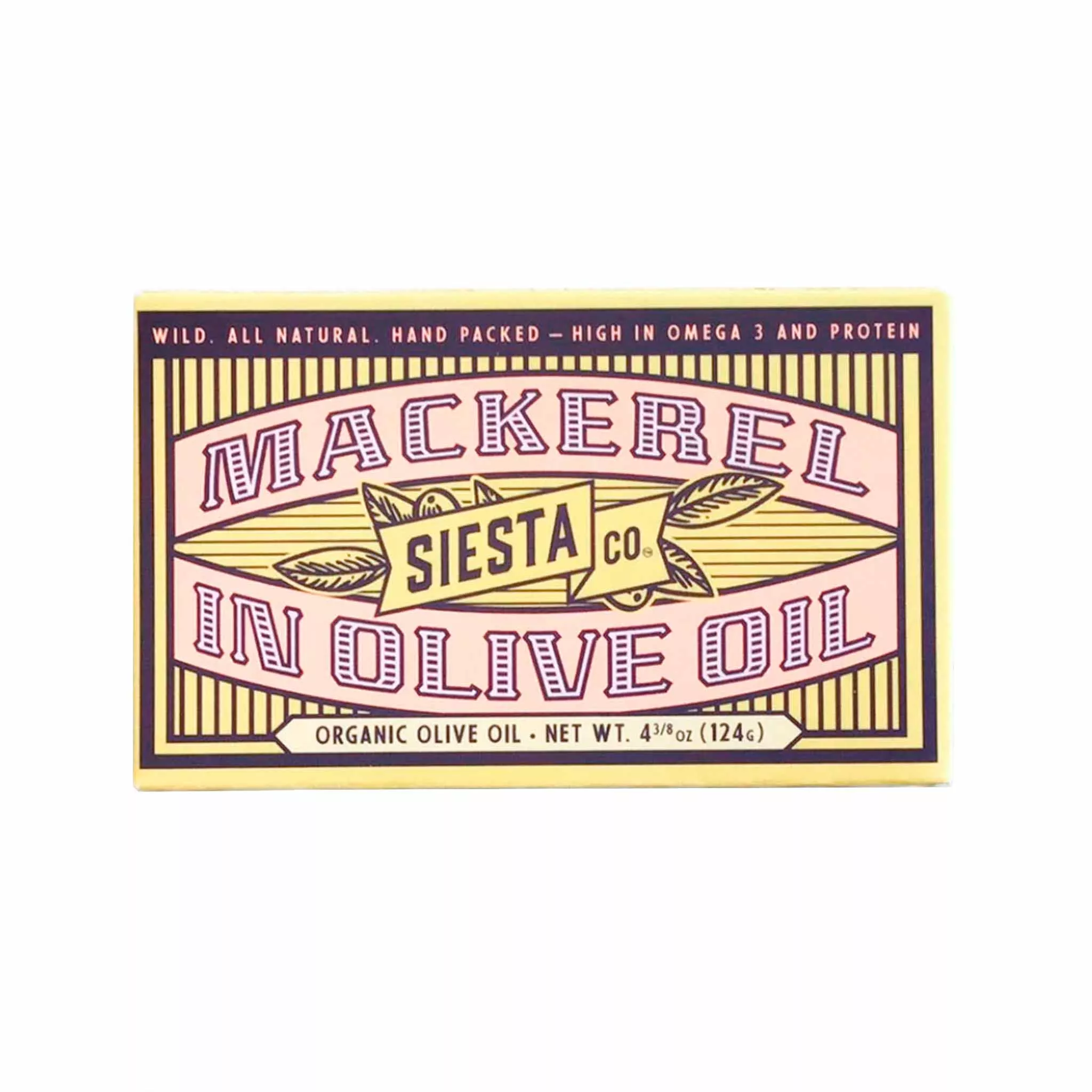 SIESTA CO. MACKEREL IN EXTRA VIRGIN OLIVE OIL