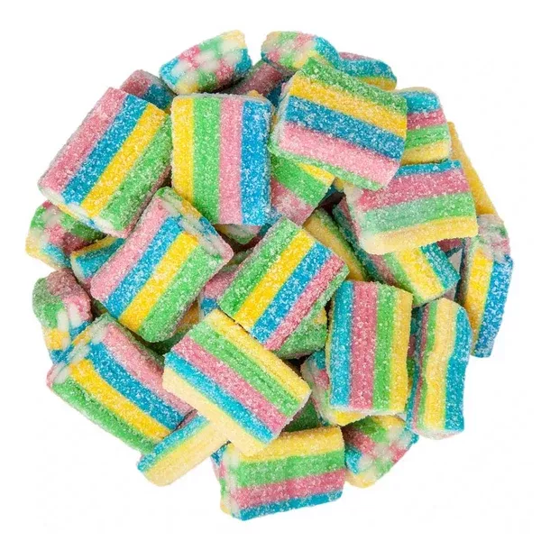 Sour Rainbow Bricks