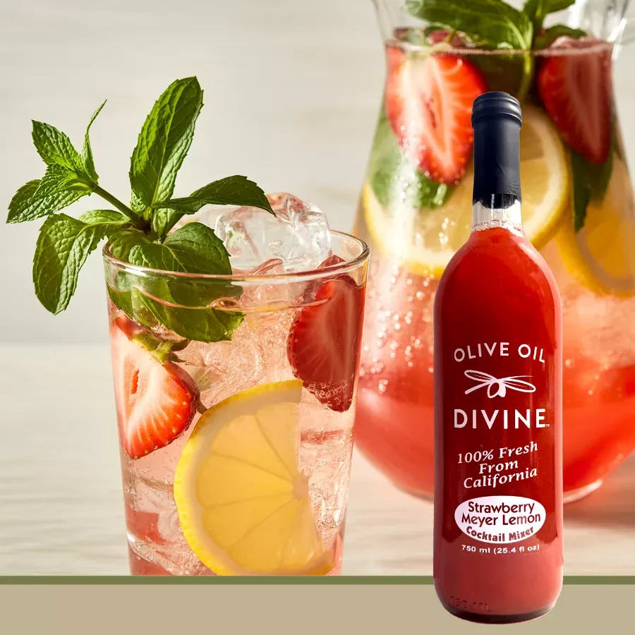 Strawberry Meyer Lemon Cocktail Mixer