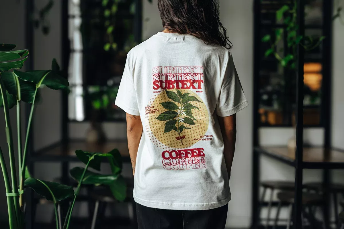 Subtext Mag Tee (Beige)