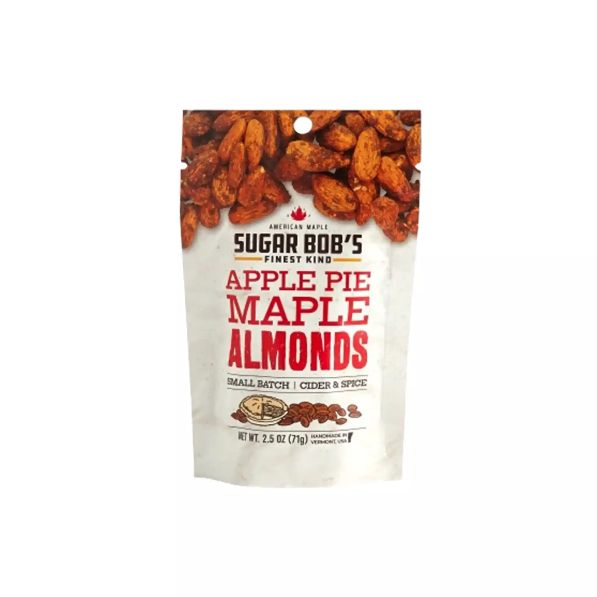 SUGAR BOBS APPLE PIE MAPLE ALMONDS 2.5oz
