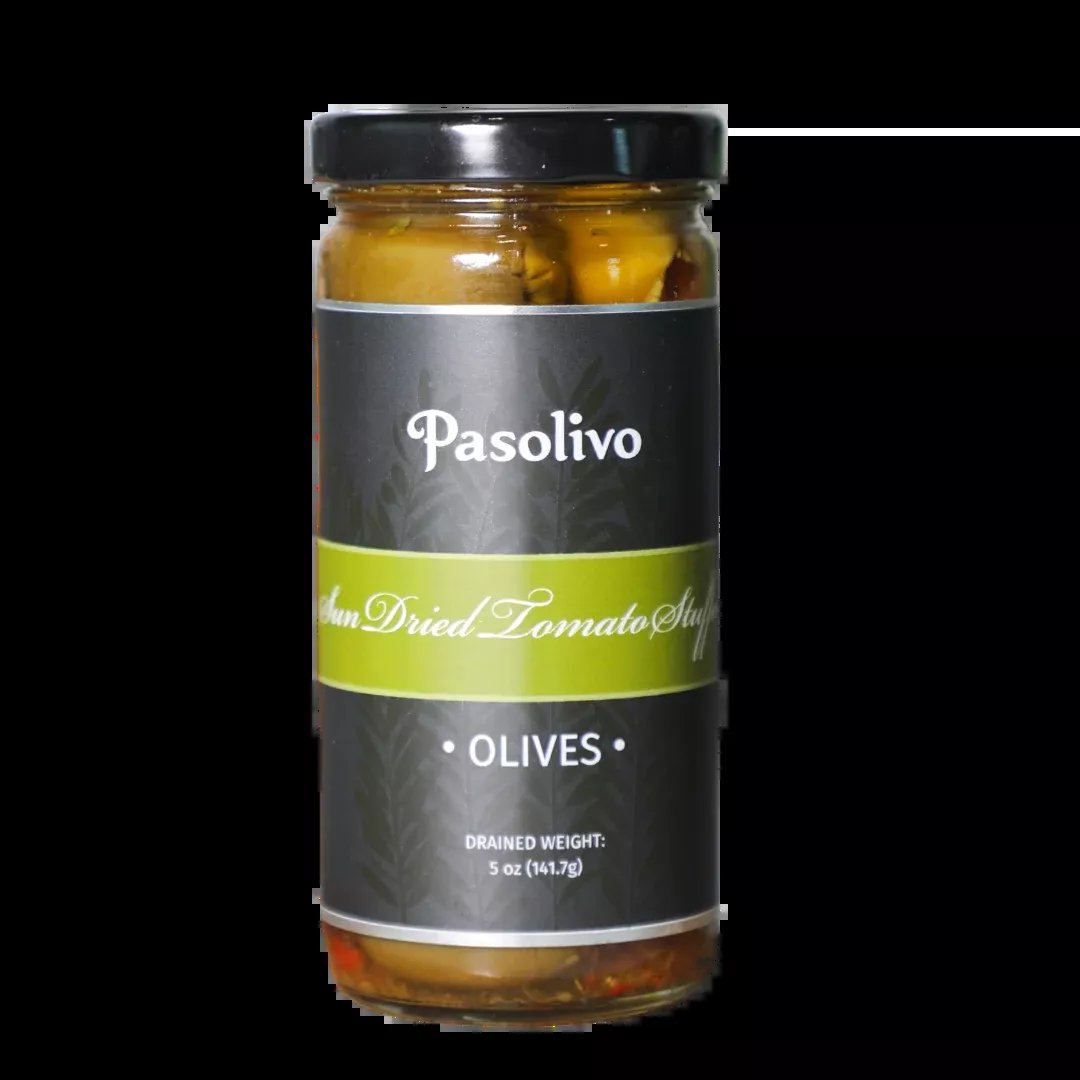 Sun Dried Tomato Stuffed Olives