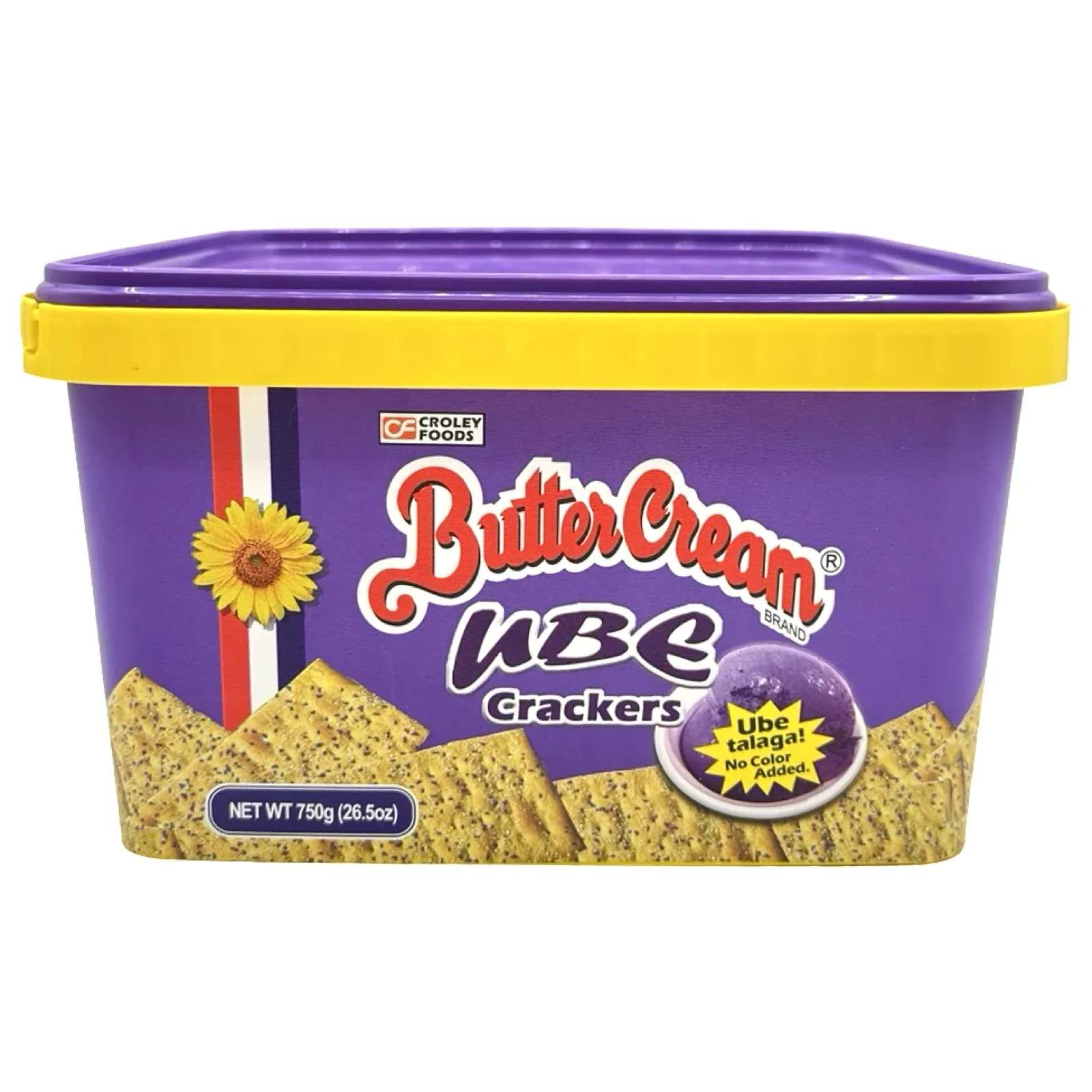 Sunflower Crackers - Butter Cream Ube - 750 G