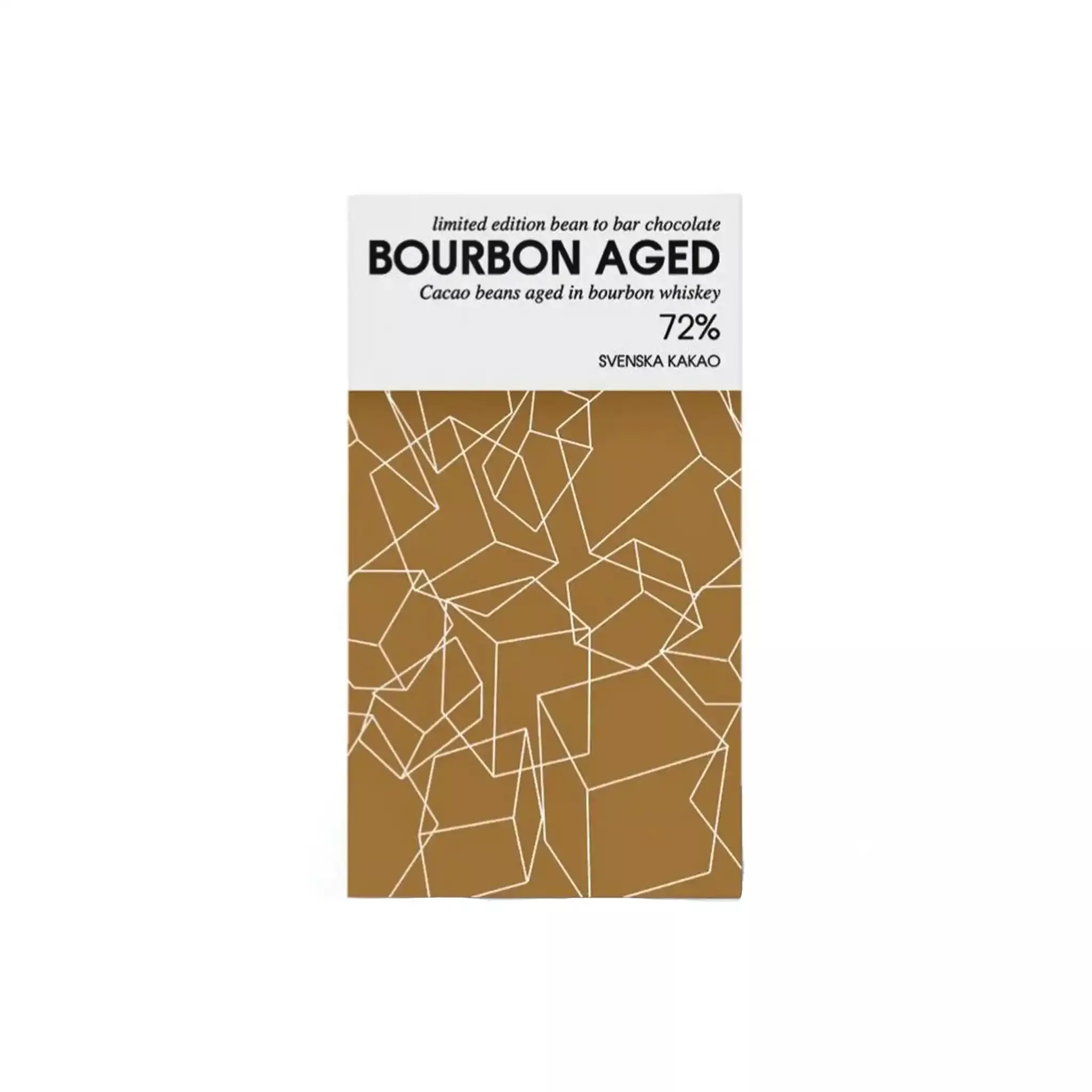 SVENSKA BOURBON AGED 72% DARK CHOCOLATE BAR 50g