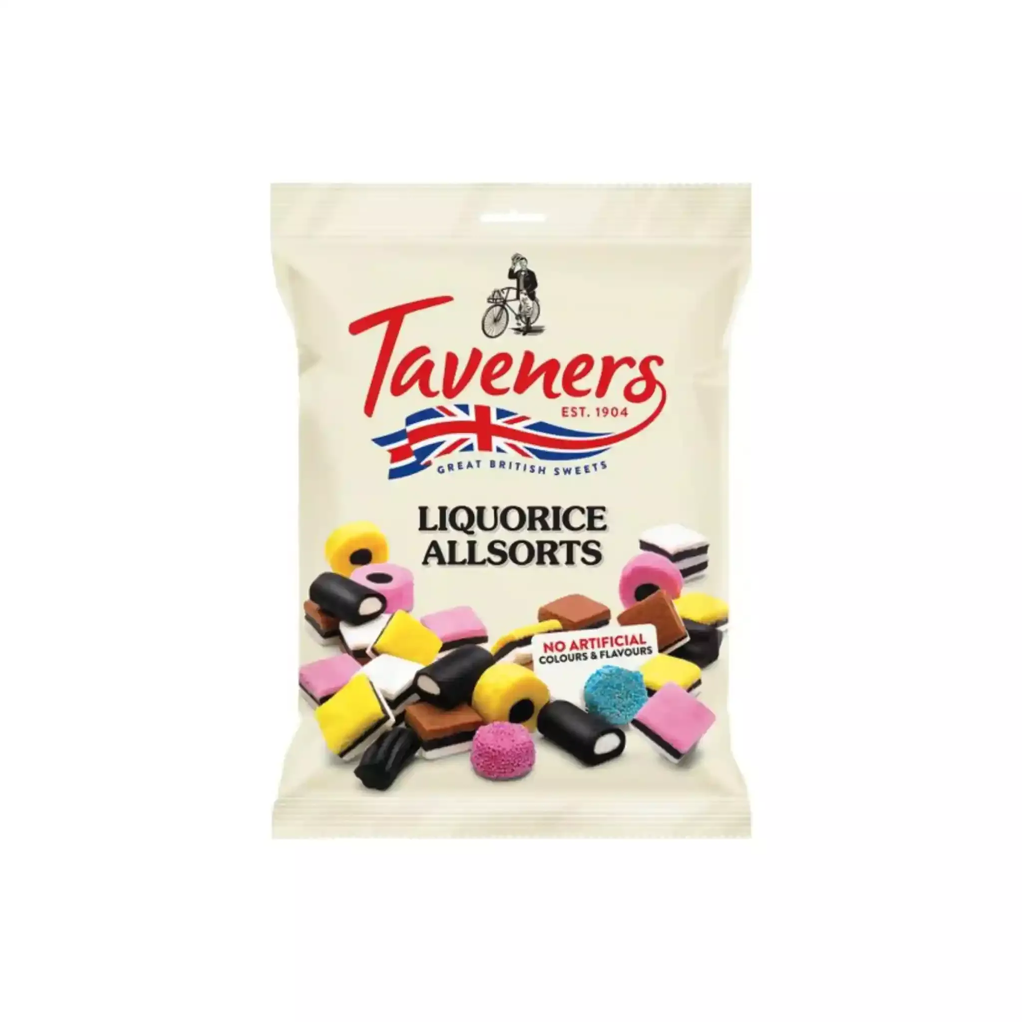 TAVENERS LICORICE ALLSORTS 165g