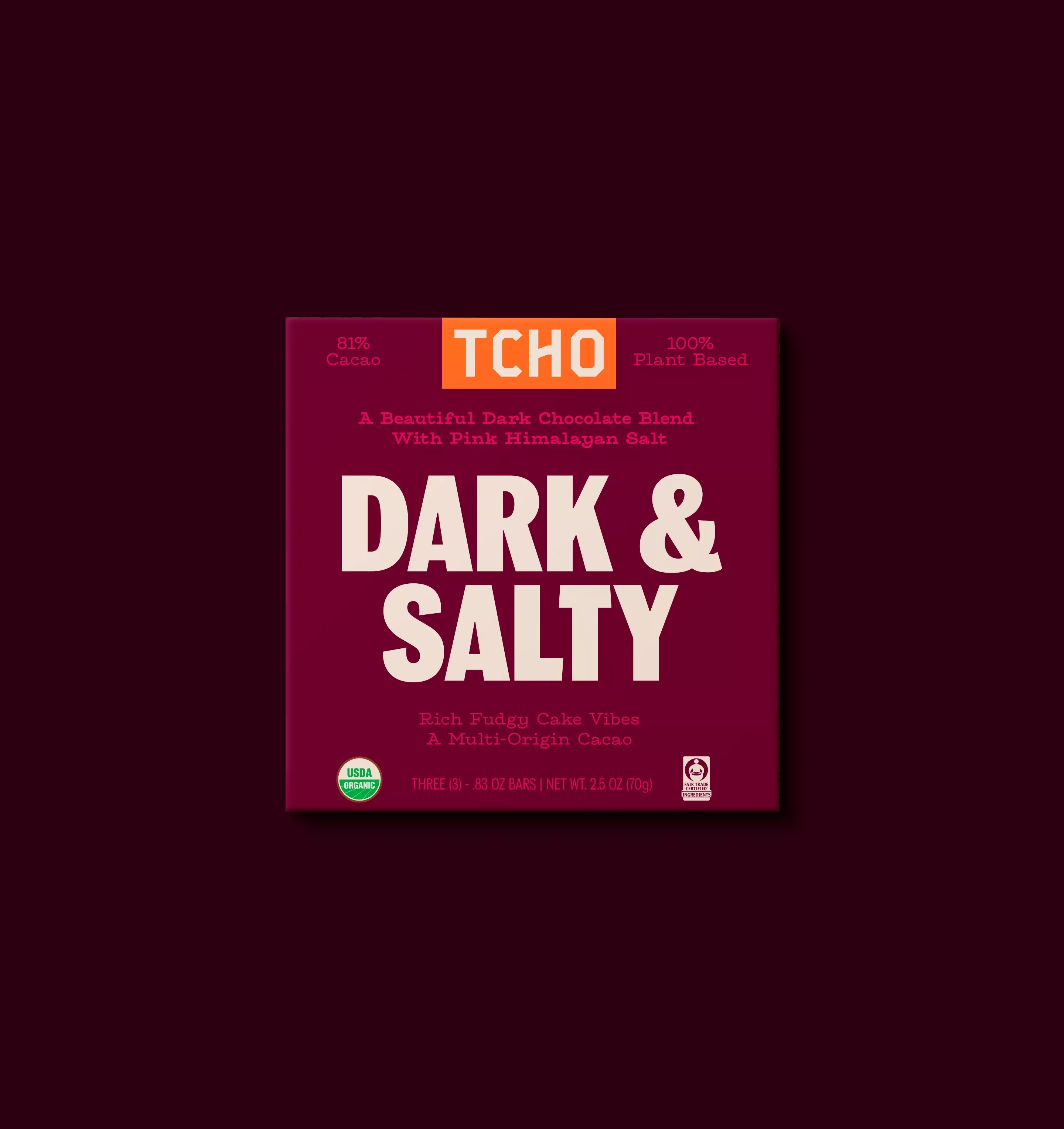 TCHO - Dark & Salty: 3 Pack
