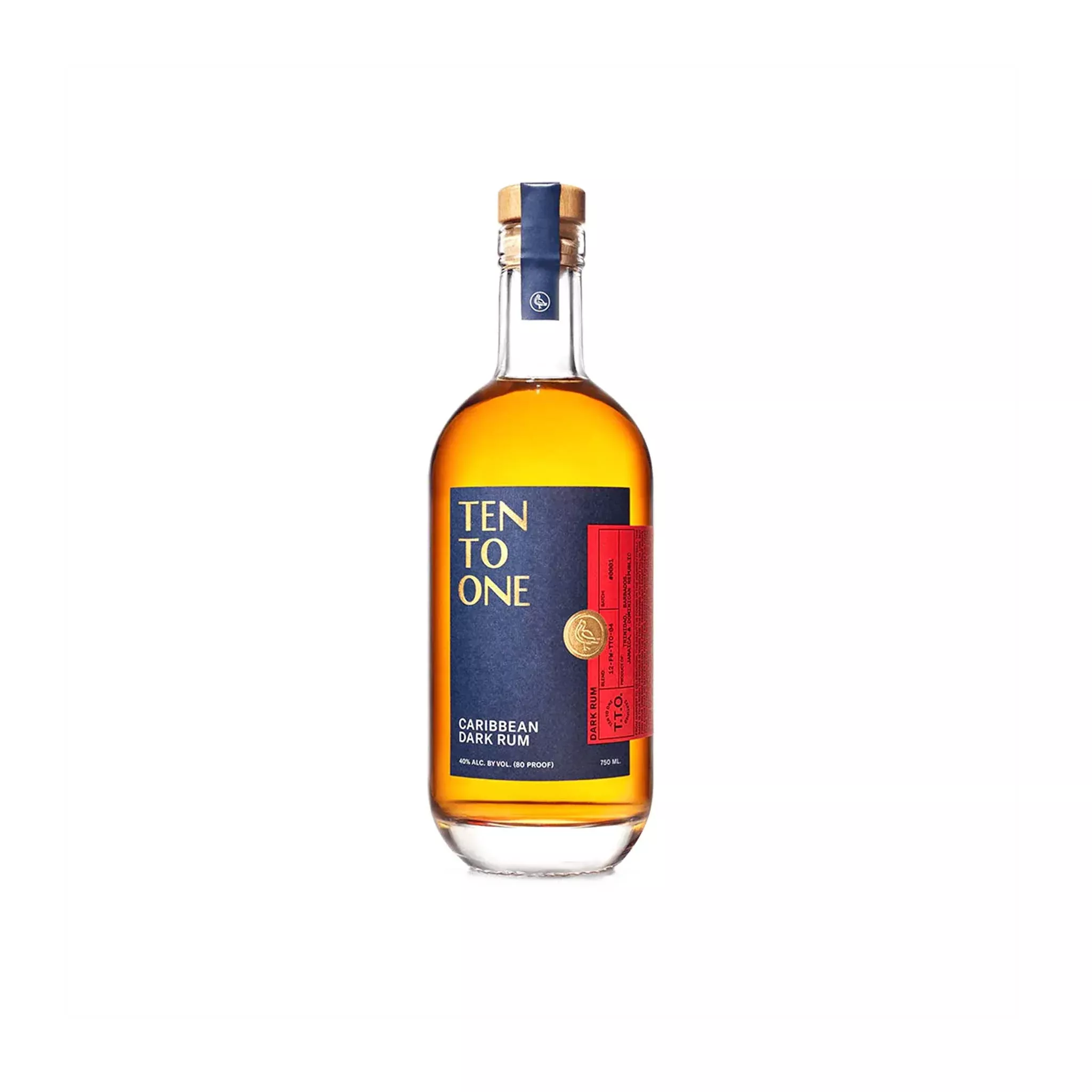 TEN TO ONE CARIBBEAN DARK RUM 750ml