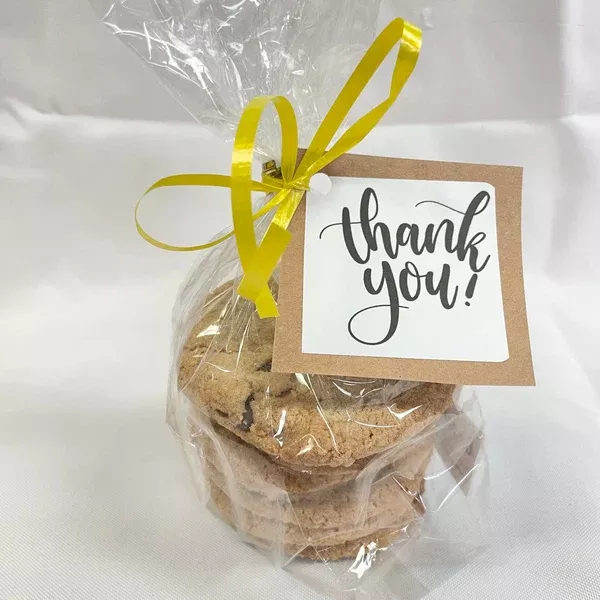"Thank You" Cookie 6 Pack with Gift Tag