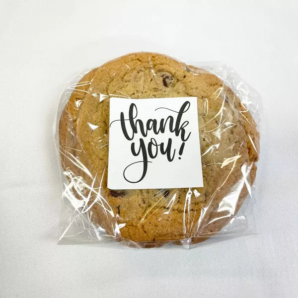 "Thank You" Party Packaged Jumbo Cookie (Quantity 6)