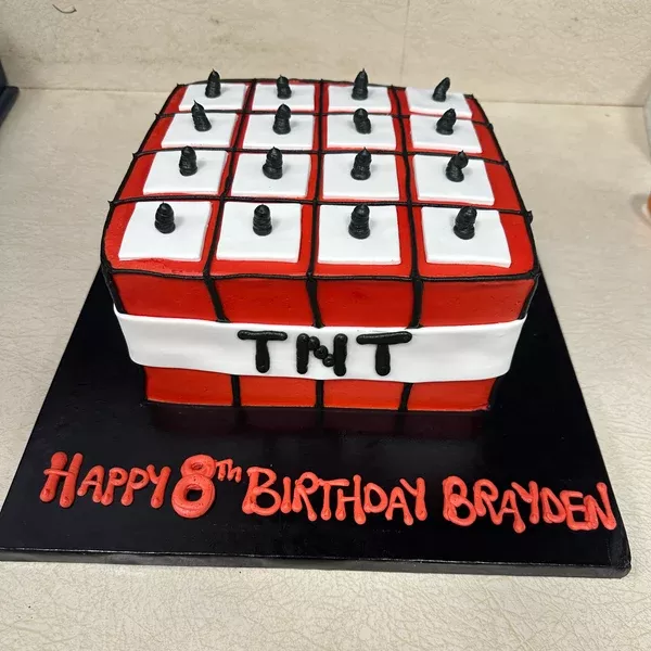 TNT Cake 8" Square