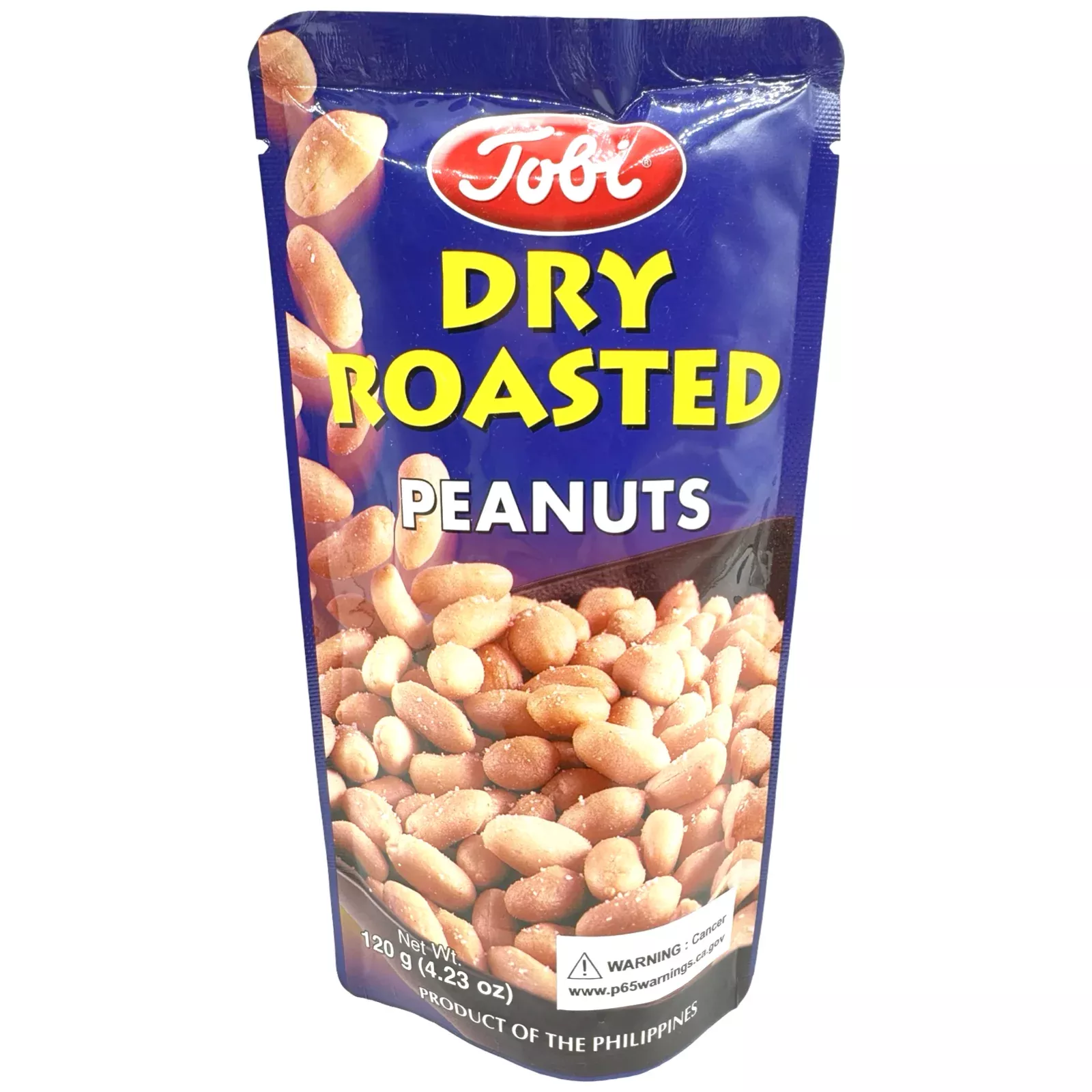 Tobi -Dry Roasted Peanuts - 120 G