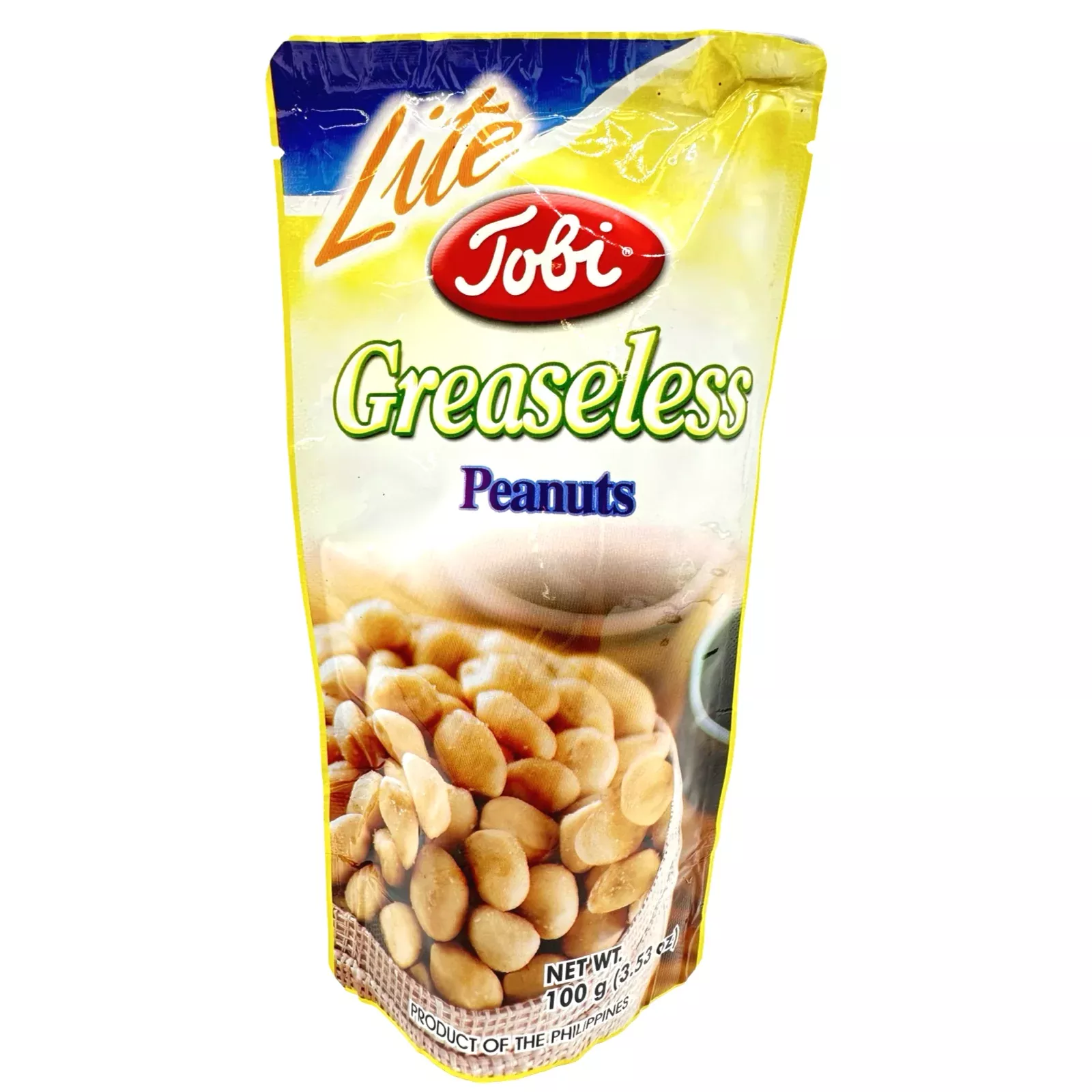 Tobi -Greaseless Peanuts Lite - 100 G