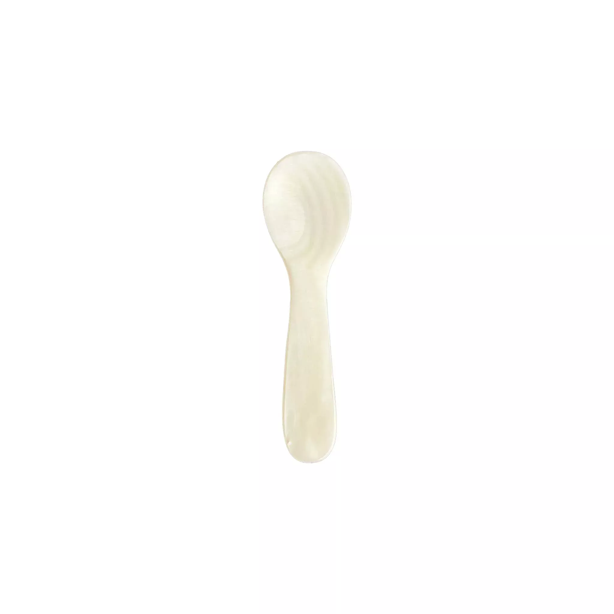 TONKIN SHUU MOTHER OF PEARL SEASHELL SPOON