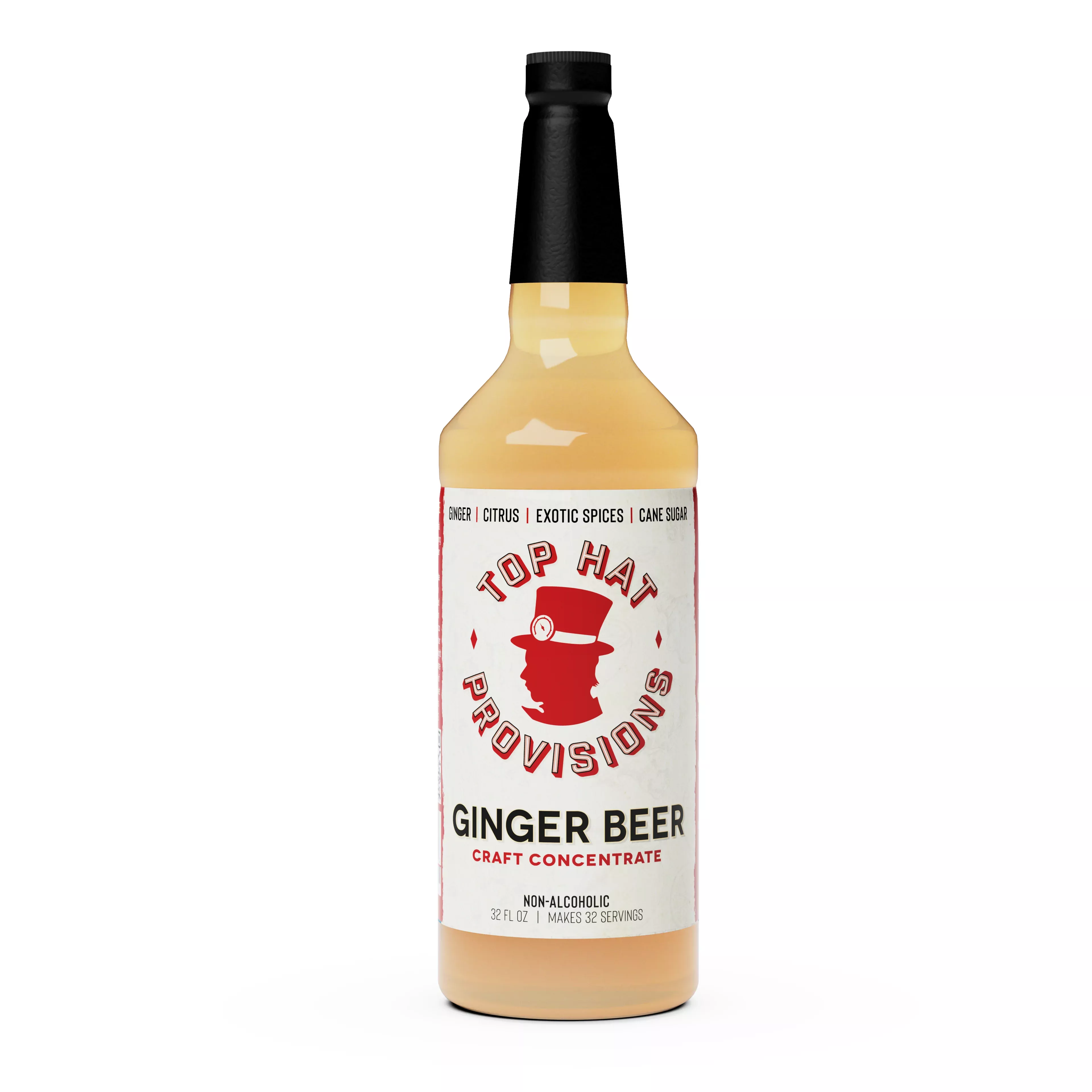 Top Hat Original Ginger Beer Syrup & Batching Concentrate