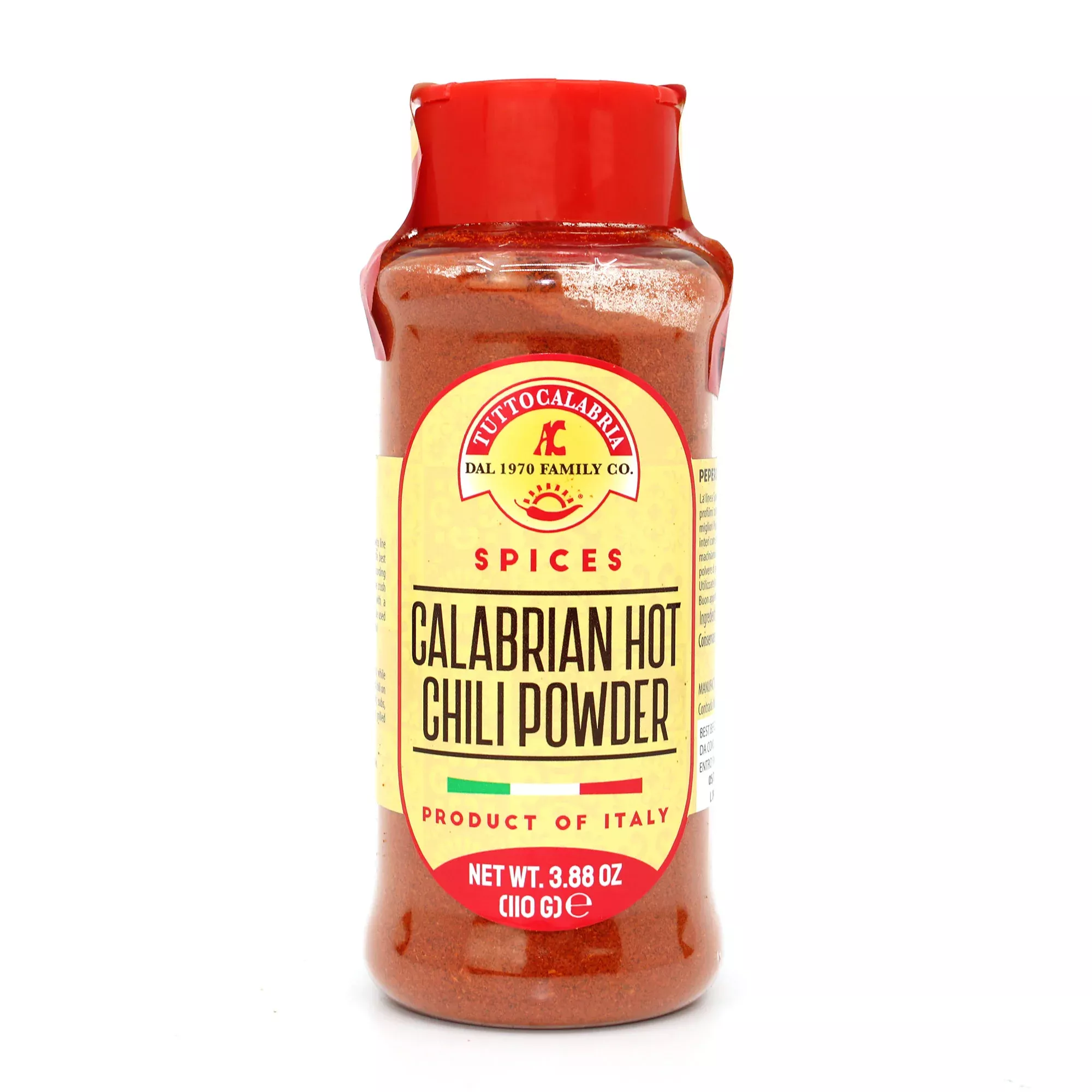 TuttoCalabria Hot Calabrian Chili Powder Shaker (3.88 oz)