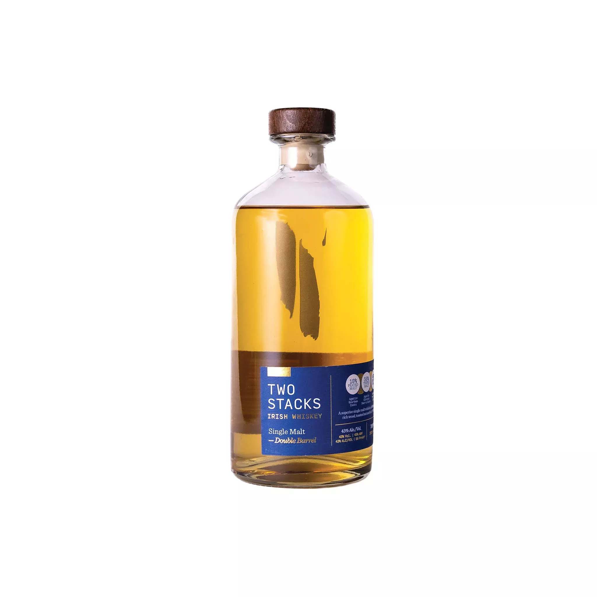 TWO STACKS DOUBLE BARREL IRISH WHISKEY 700ml