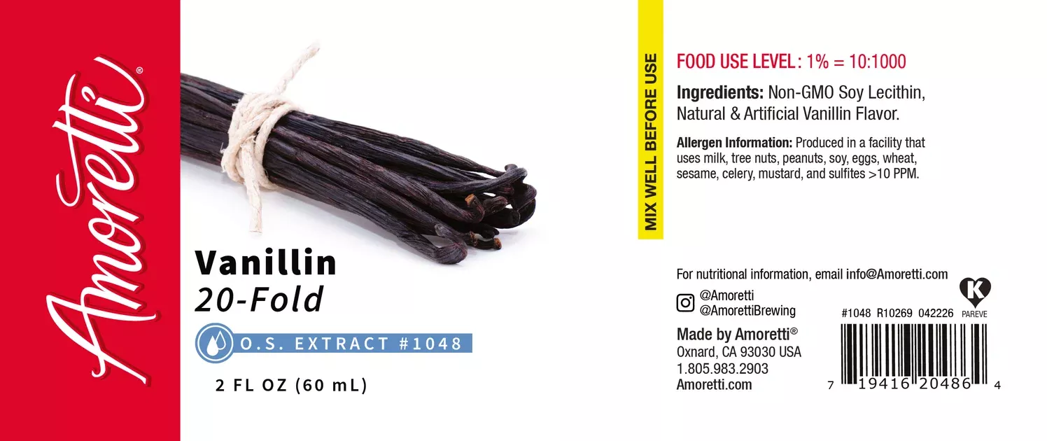 Vanillin Extract Oil Soluble 20X