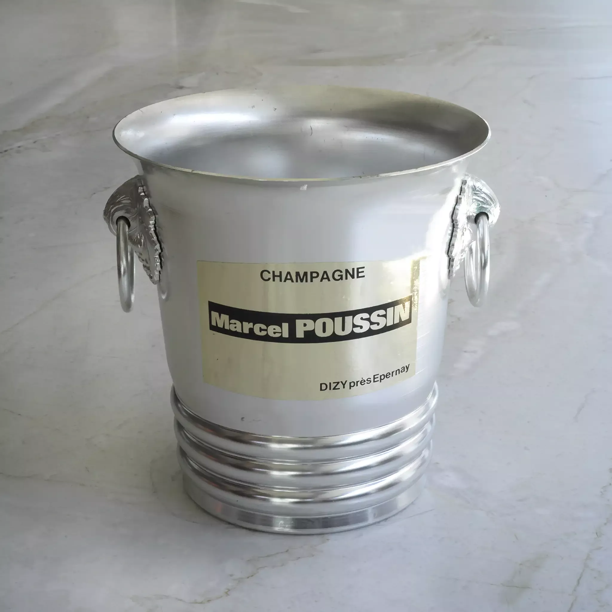 VINTAGE CHAMPAGNE BUCKET - "MARCEL POUSSIN"