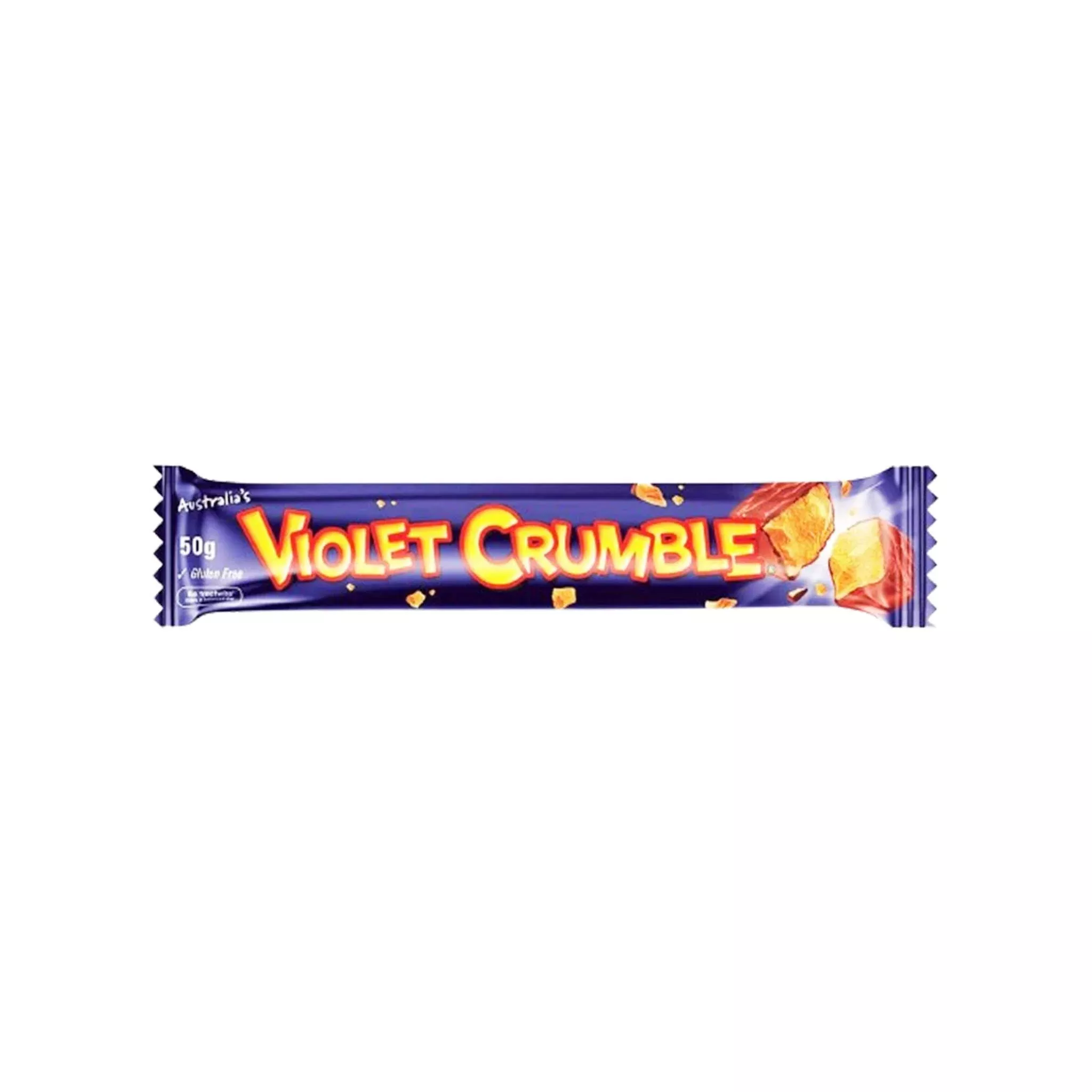 VIOLET CRUMBLE CHOCOLATE BAR 50g