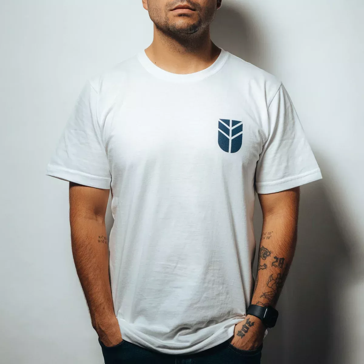 The White Tee: Subtext T-Shirt - Mid Weight