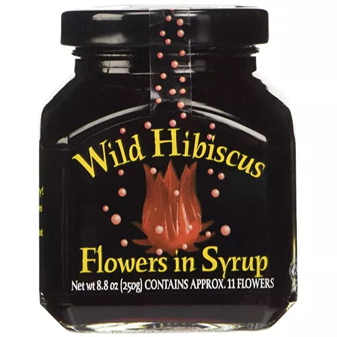 Wild Hibiscus Flowers in Syrup