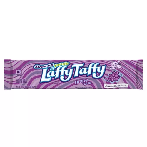 Wonka Laffy Taffy Grape 1.5oz X 24 Units